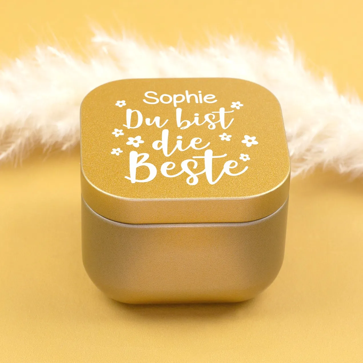 Duftkerze personalisiert mit Name als Geschenk zum Muttertag für die beste Mama, Oma & Freundin