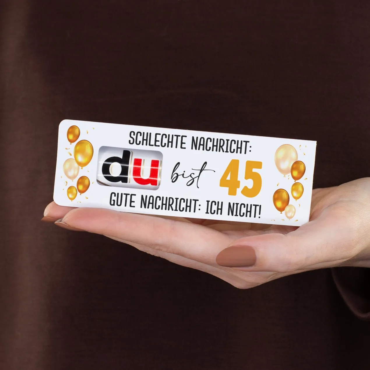 duplo Riegel personalisierbar mit Alter zum Geburtstag | Schokoriegel in Geschenkverpackung