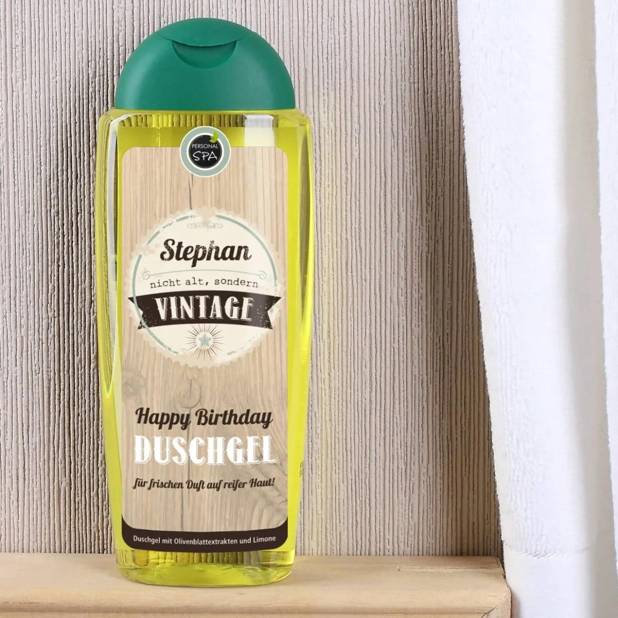 Duschgel zum Geburtstag - Nicht alt, sondern vintage!