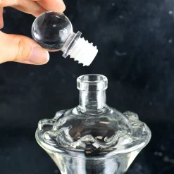 Edles Whisky Dekantier Set graviert mit Name & Wunschtext | Schach Dekanter mit König Karaffe, Gläsern