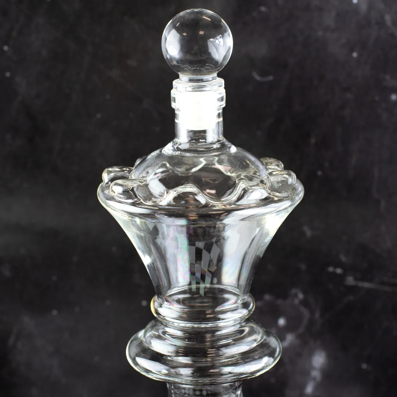 Edles Whisky Dekantier Set graviert mit Name & Wunschtext | Schach Dekanter mit König Karaffe, Gläsern