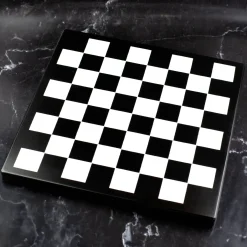 Edles Whisky Dekantier Set graviert mit Name & Wunschtext | Schach Dekanter mit König Karaffe, Gläsern