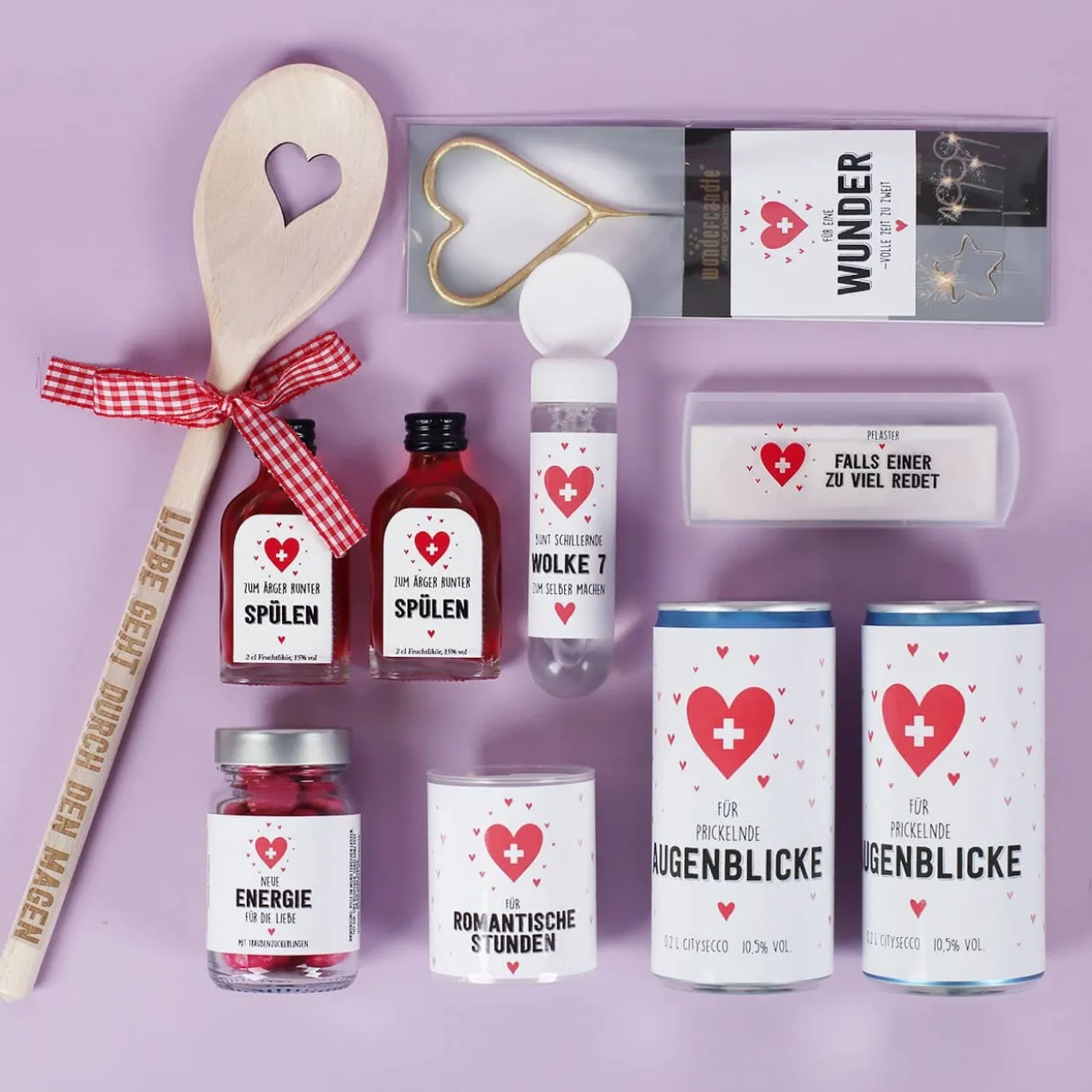 Ehe-Notfall-Korb als witziges Geschenk zur Hochzeit