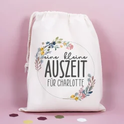 Eine kleine Auszeit - Geschenkset mit Wein und Duftkerze