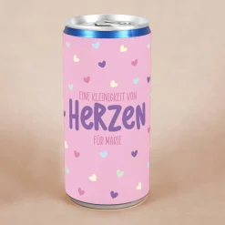 Eine Kleinigkeit von Herzen - Geschenkset mit Lindorkugeln, Duftkerze und Secco