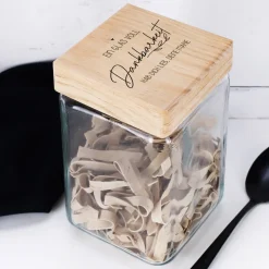 Ein Glas voll Dankbarkeit - Vorratsglas als Geschenkverpackung