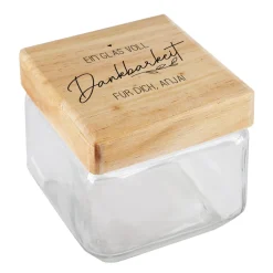 Ein Glas voll Dankbarkeit - Vorratsglas als Geschenkverpackung