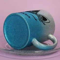 Einhorn - Glitzertasse mit Name - 3 Farben zur Auswahl