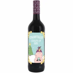 Einhorntraum - Glühwein mit Knuddelhorn und Ihrem Namen
