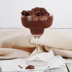 Eis- und Dessertschale graviert mit Wunschtext und kleinem Eisbecher Symbol