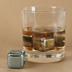 Eiswürfel aus Edelstahl 4 Stück