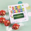 Endlich Schulkind - 4 Lindorkugeln in Geschenkverpackung mit Name
