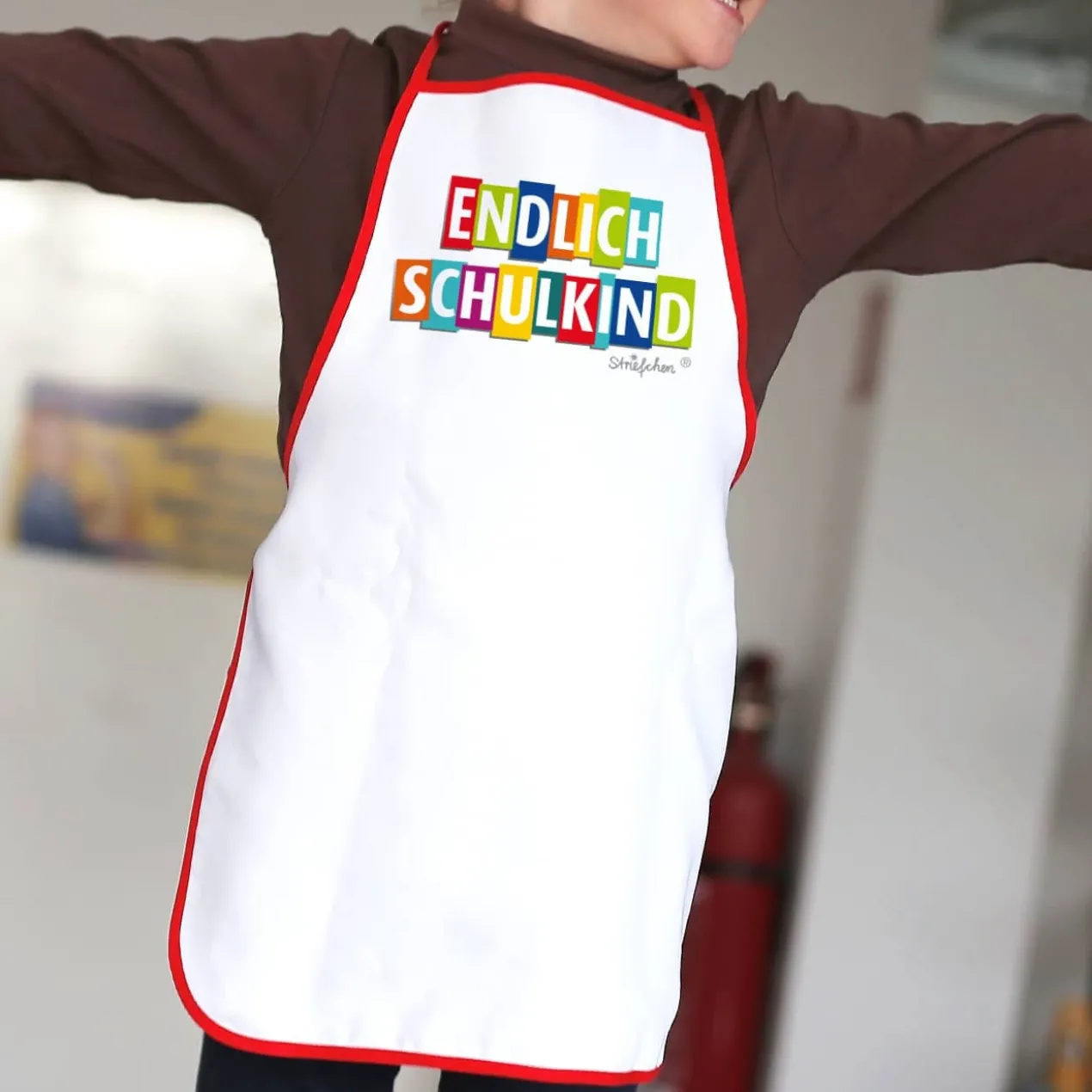 Endlich Schulkind Schürze