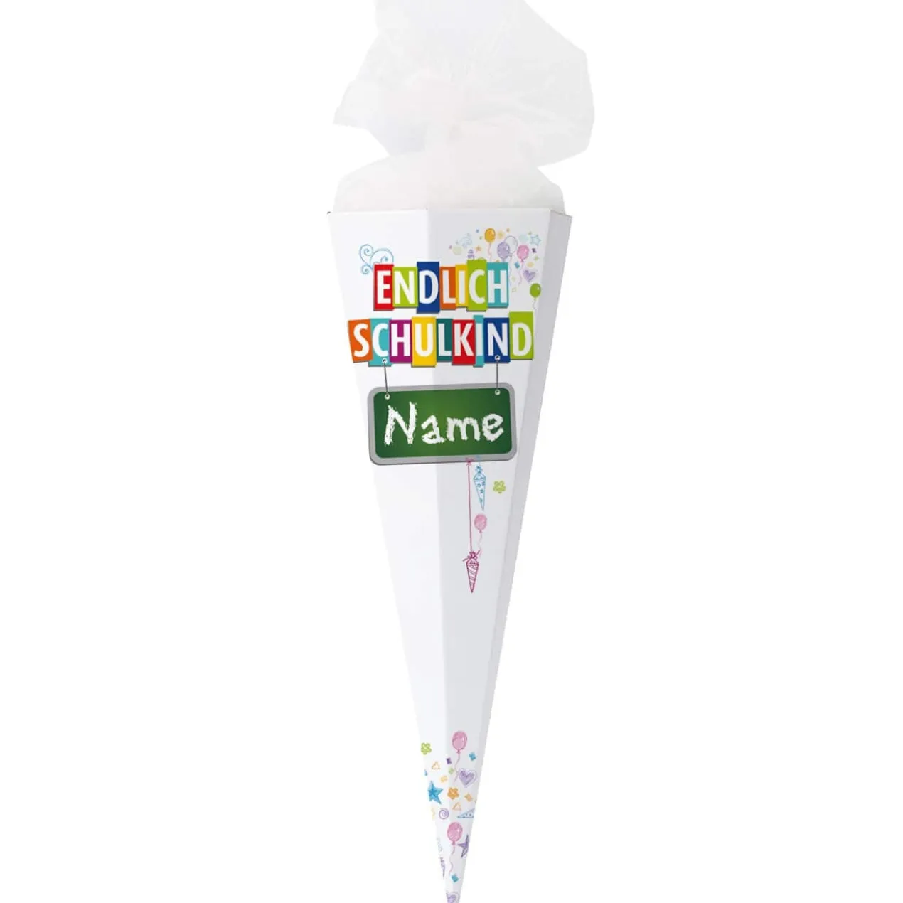 Endlich Schulkind! Schultüte mit Name
