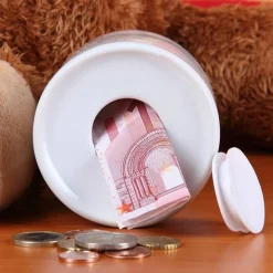 Endlich Schulkind - Spardose mit Namensaufdruck