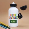 Endlich Schulkind - Trinkflasche mit Name