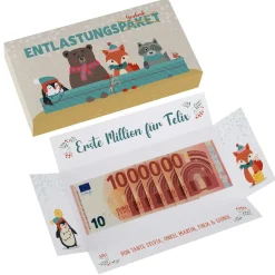 Entlastungspaket - originelle Verpackung für Geldgeschenke