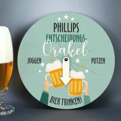 Entscheidungsorakel - Bieruhr zum Männertag als witziges Geschenk
