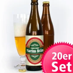 20er Bieraufkleber Klassik mit Wunschtexten