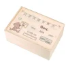Erinnerungsbox aus Holz zur Geburt für Jungen