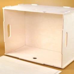 Erinnerungsbox für Mädchen personalisiert mit Geburtsdaten | clipfritz® Aufbewahrungskiste aus Holz