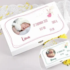 Erinnerungsbox mit Fotoaufdruck für Mädchen und Jungen