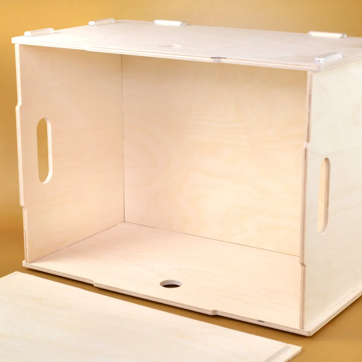 Erinnerungsbox zur Hochzeit personalisiert mit Gravur | clipfritz® Aufbewahrungskiste aus Holz