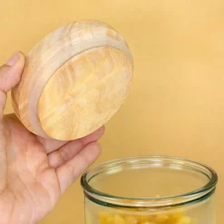 Erinnerungsglas für Strand Schätze mit Wunschtext personalisiert | Vorratsglas für Urlaub & Muscheln