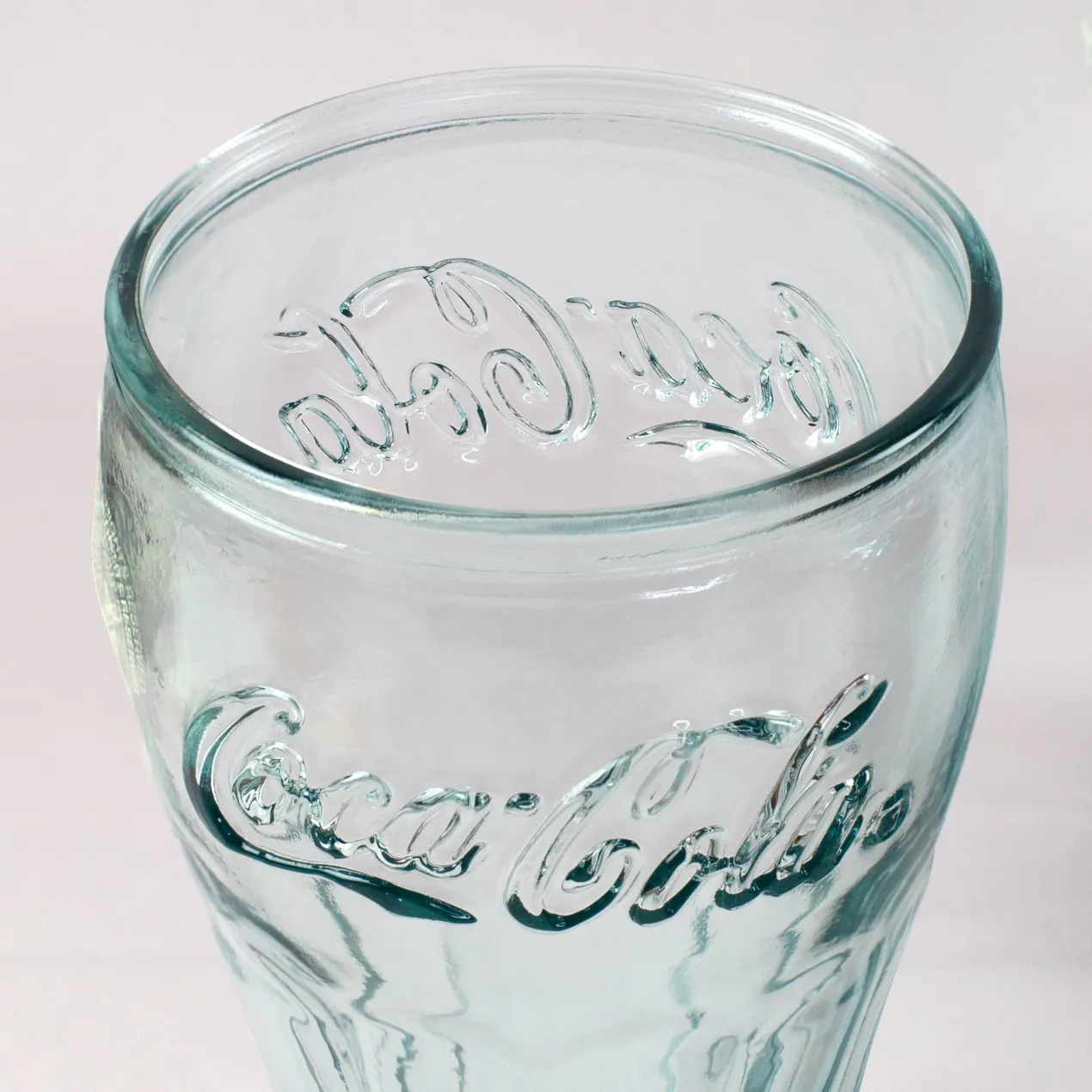 6er Pack Retro Coca-Cola Glas in klassischer Form als Geschenk Set | Nachhaltig & Handgefertigt