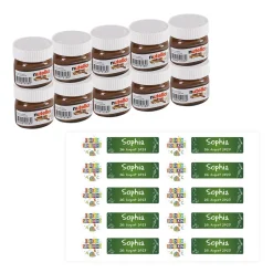 10er Set Nutella als Gastgeschenk zur Einschulung