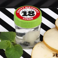 6er Set persönlicher Schnaps zum 18. Geburtstag