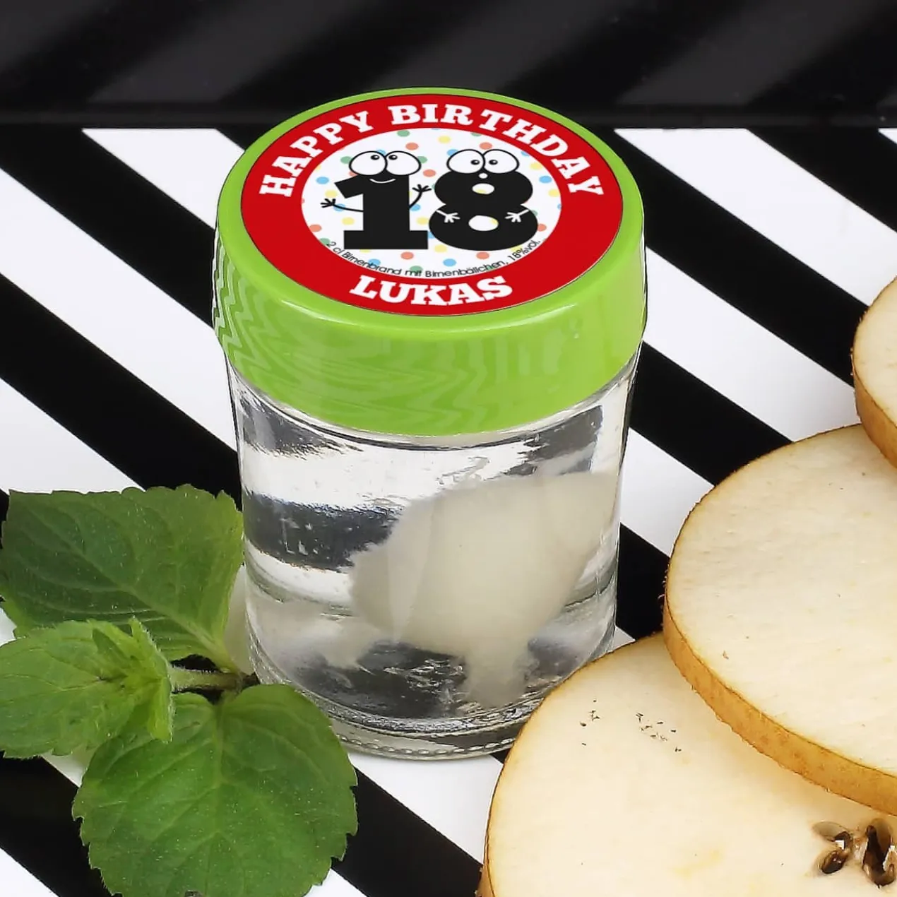 6er Set persönlicher Schnaps zum 18. Geburtstag