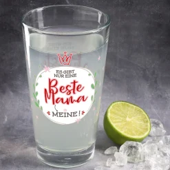 Es gibt nur eine beste Mama - Trinkglas
