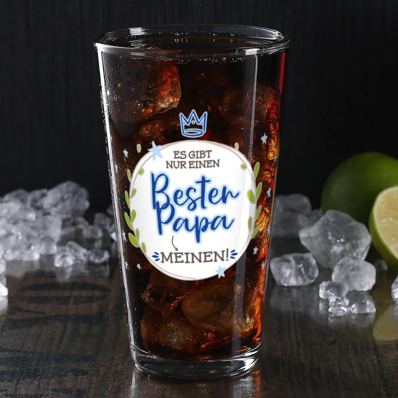 Es gibt nur einen besten Papa - Trinkglas