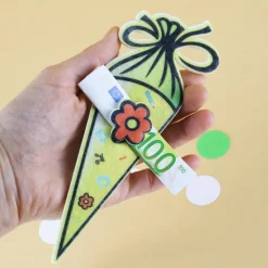 Filz Geldgeschenk Schultüte