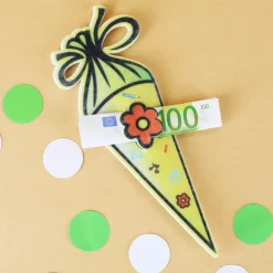 Filz Geldgeschenk Schultüte