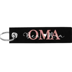 Filz Schlüsselanhänger OMA / OPA mit Ihrem Wunschtext