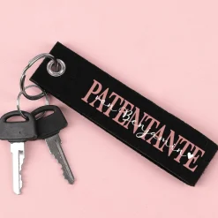 Filz Schlüsselanhänger Patentante / Patenonkel mit Ihrem Wunschtext
