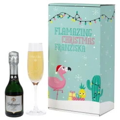 Flamazing Christmas Geschenkset mit Sekt und Sektglas | Geldermann Flaschengärung
