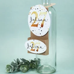 Flaschenanhänger zum selbst befüllen als Geldgeschenk zum Geburtstag