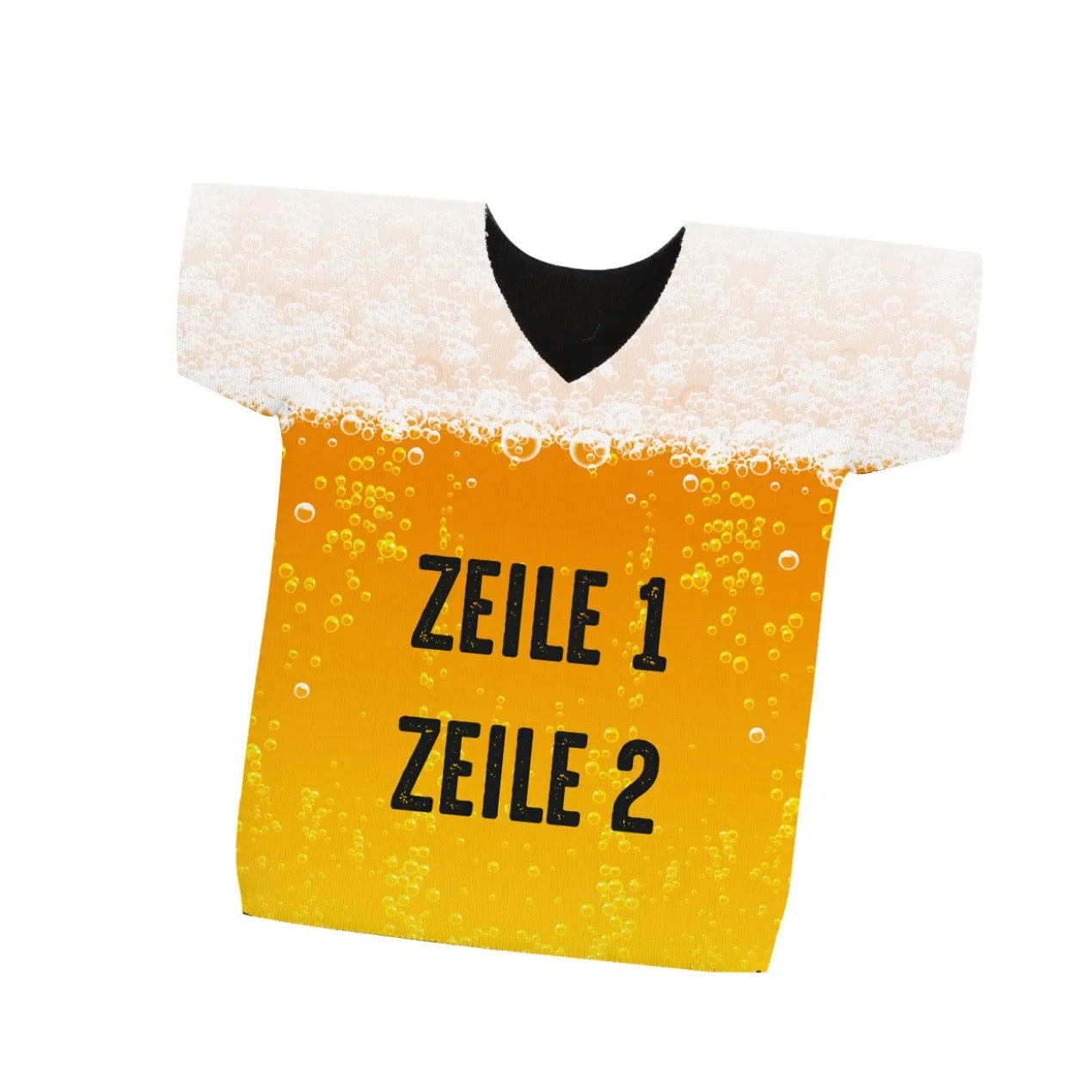 Flaschenkühler aus Neopren - Bier - mit Ihren Wunschtexten