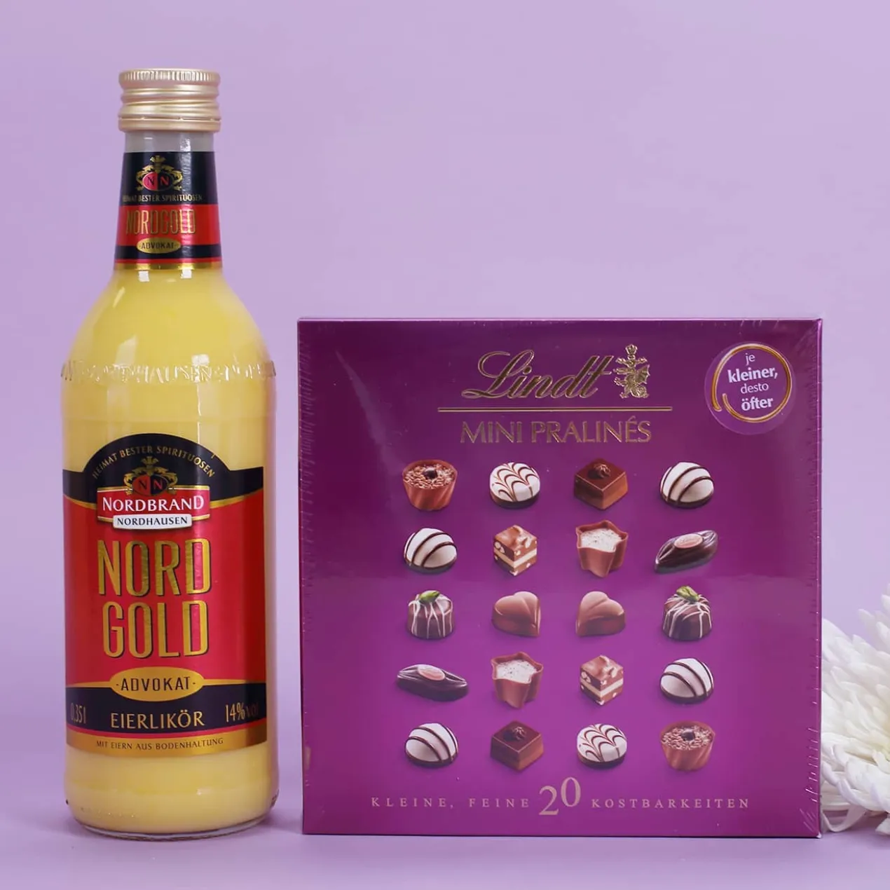 Floraler Geschenkkorb zum Muttertag oder Geburtstag mit verschiedenen Füllungen