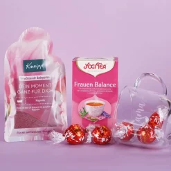 Floraler Geschenkkorb zum Muttertag oder Geburtstag mit verschiedenen Füllungen