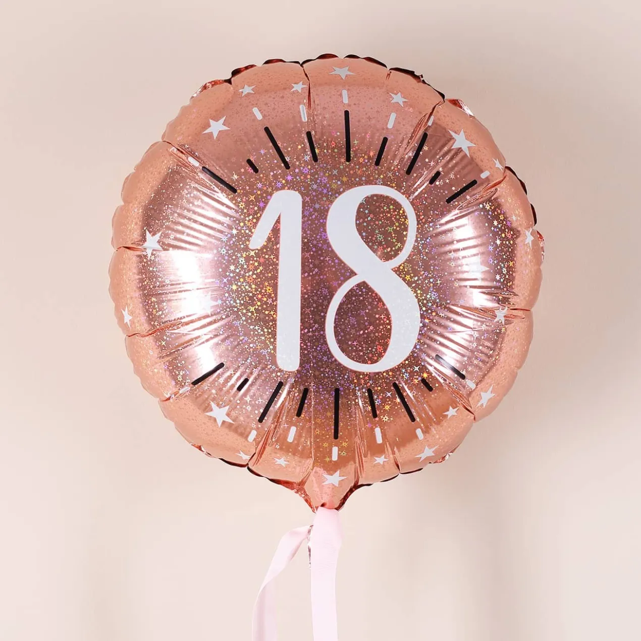 Folienballon Rosé zum Geburtstag