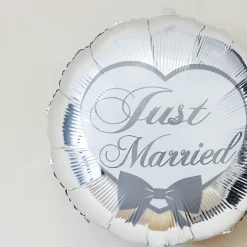 Folien-Ballon - rund - Just Married