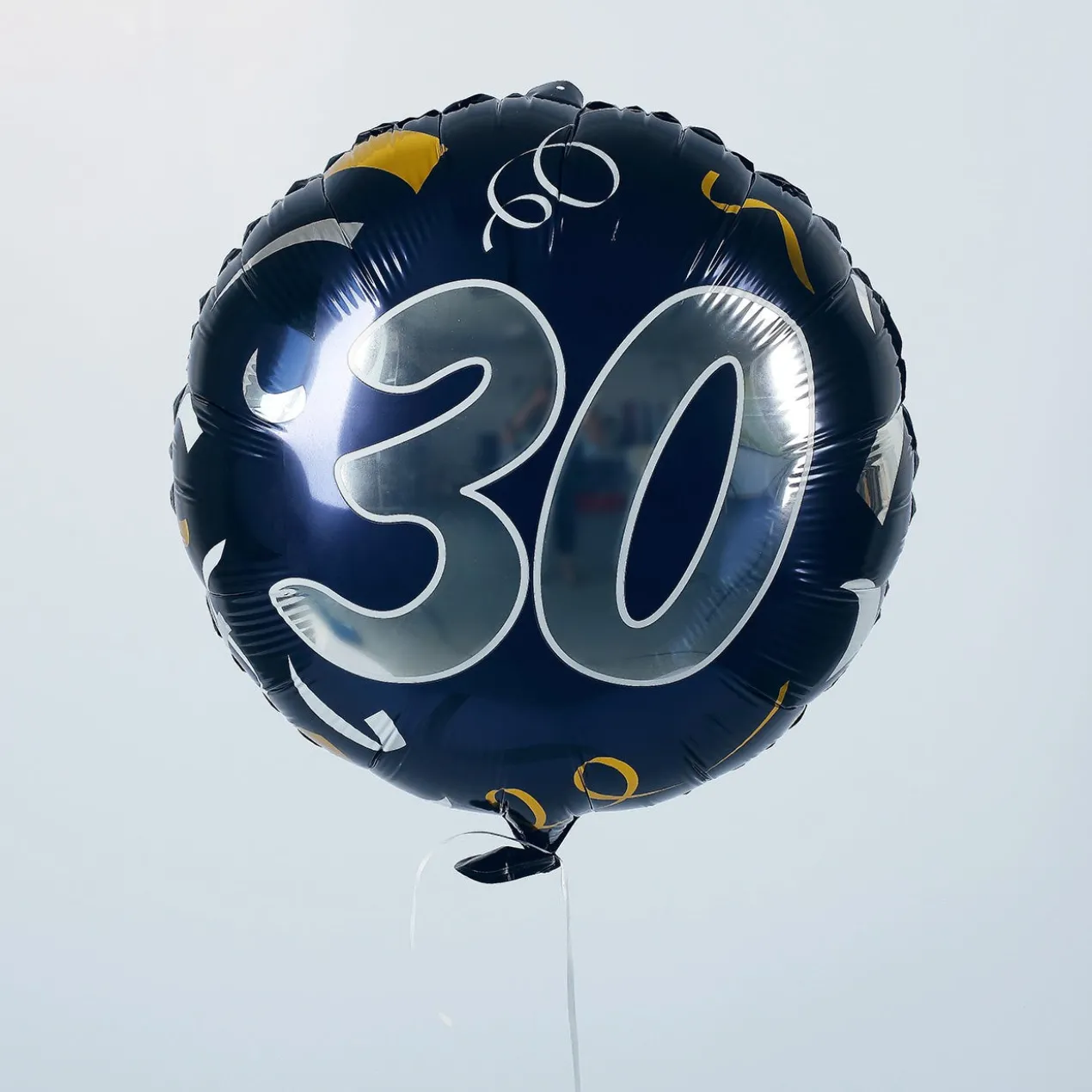 Folienballon zum 30. Geburtstag in dunkelblau