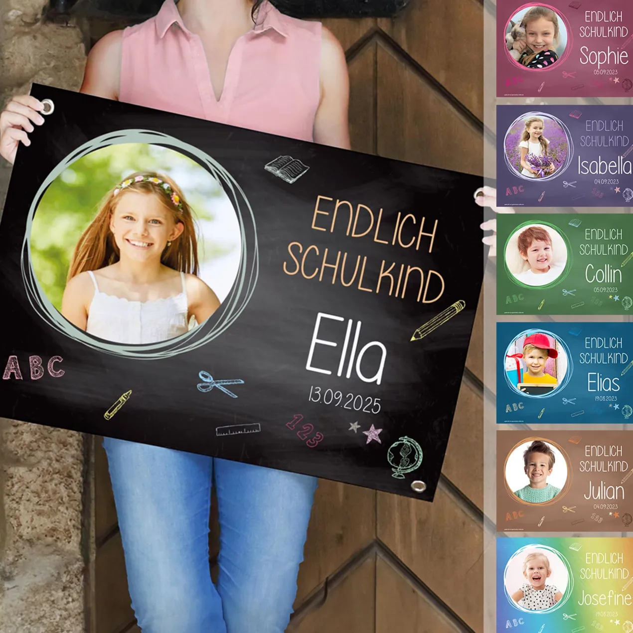 Fotobanner zur Einschulung