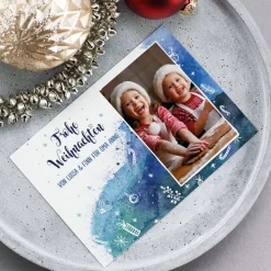 Fotokarte zu Weihnachten mit Ihrem Lieblingsbild