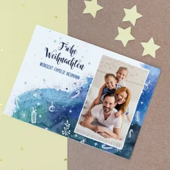 Fotokarte zu Weihnachten mit Ihrem Lieblingsbild