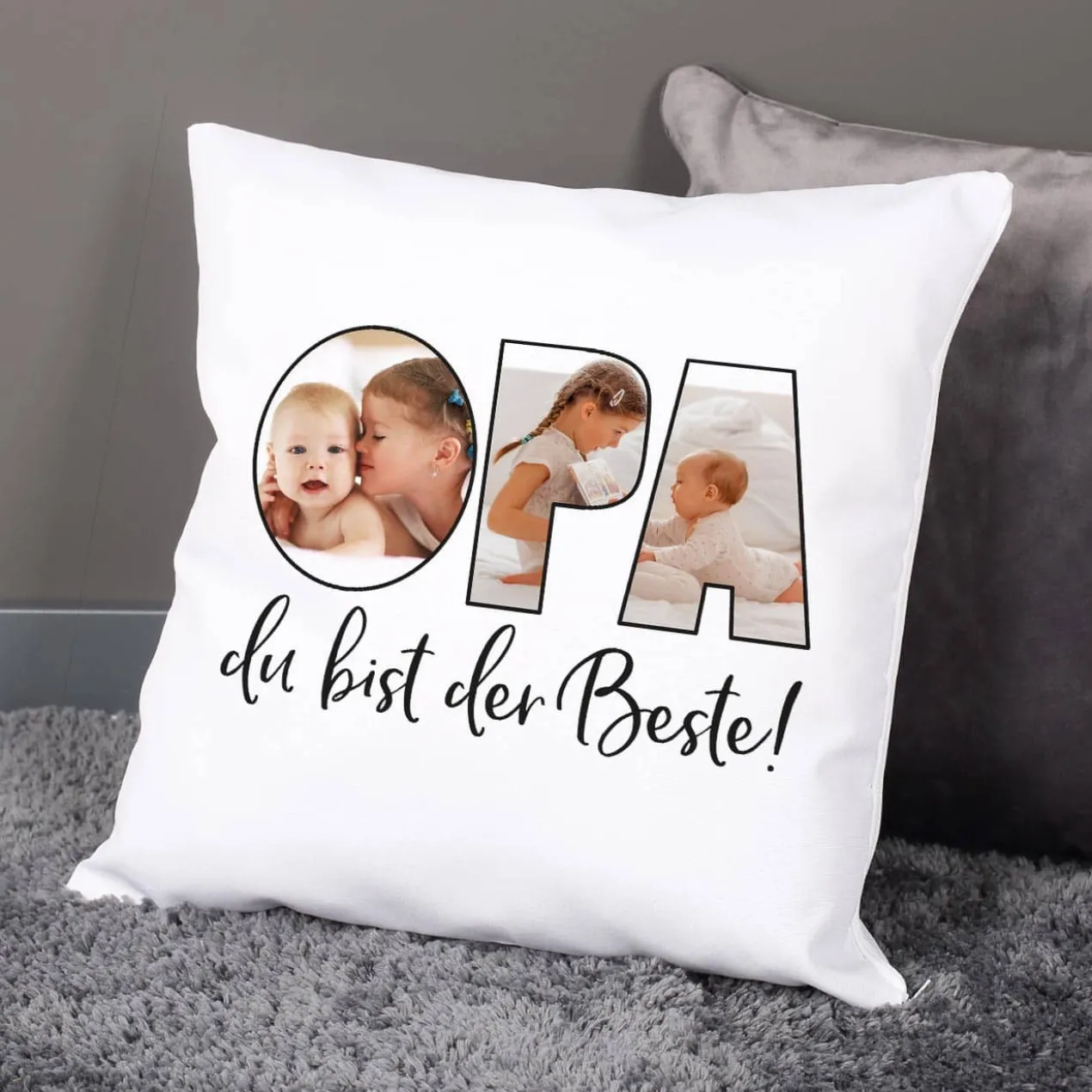 Fotokissen - Opa du bist der Beste!
